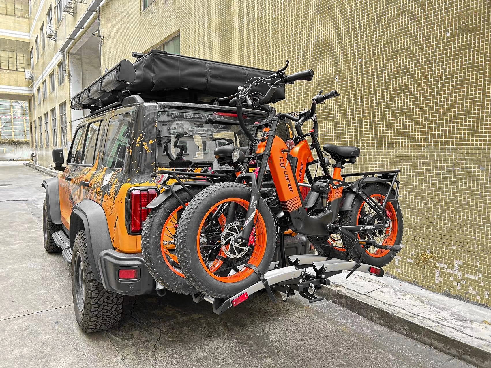 Portapacchi per bici elettrica