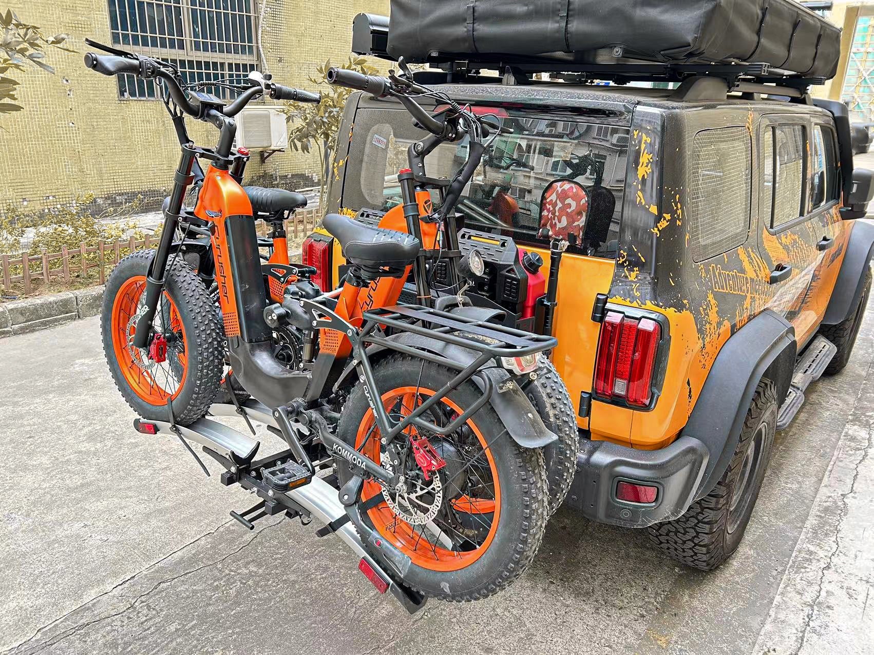 Portapacchi per bici elettrica