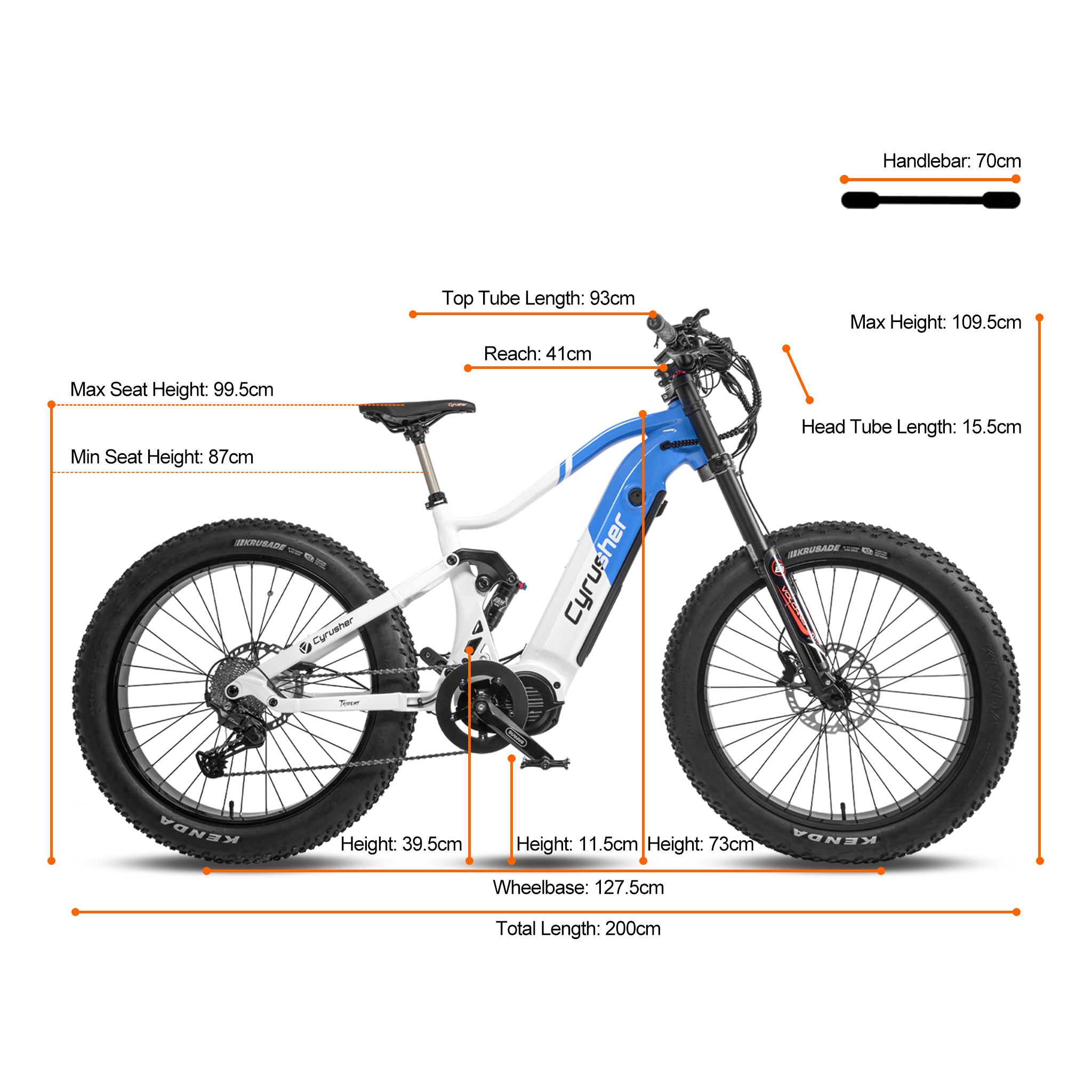 Trident Mid-Drive Electric Bike