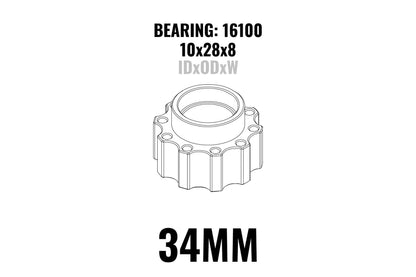 Bearing Adapter for Phantom Hub