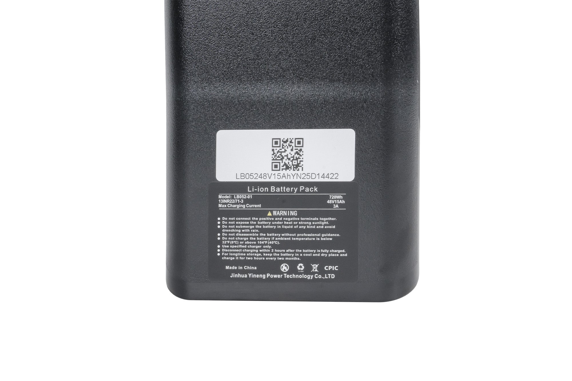 48V 15Ah E-Bike Battery for Sprint/Flex/Grace