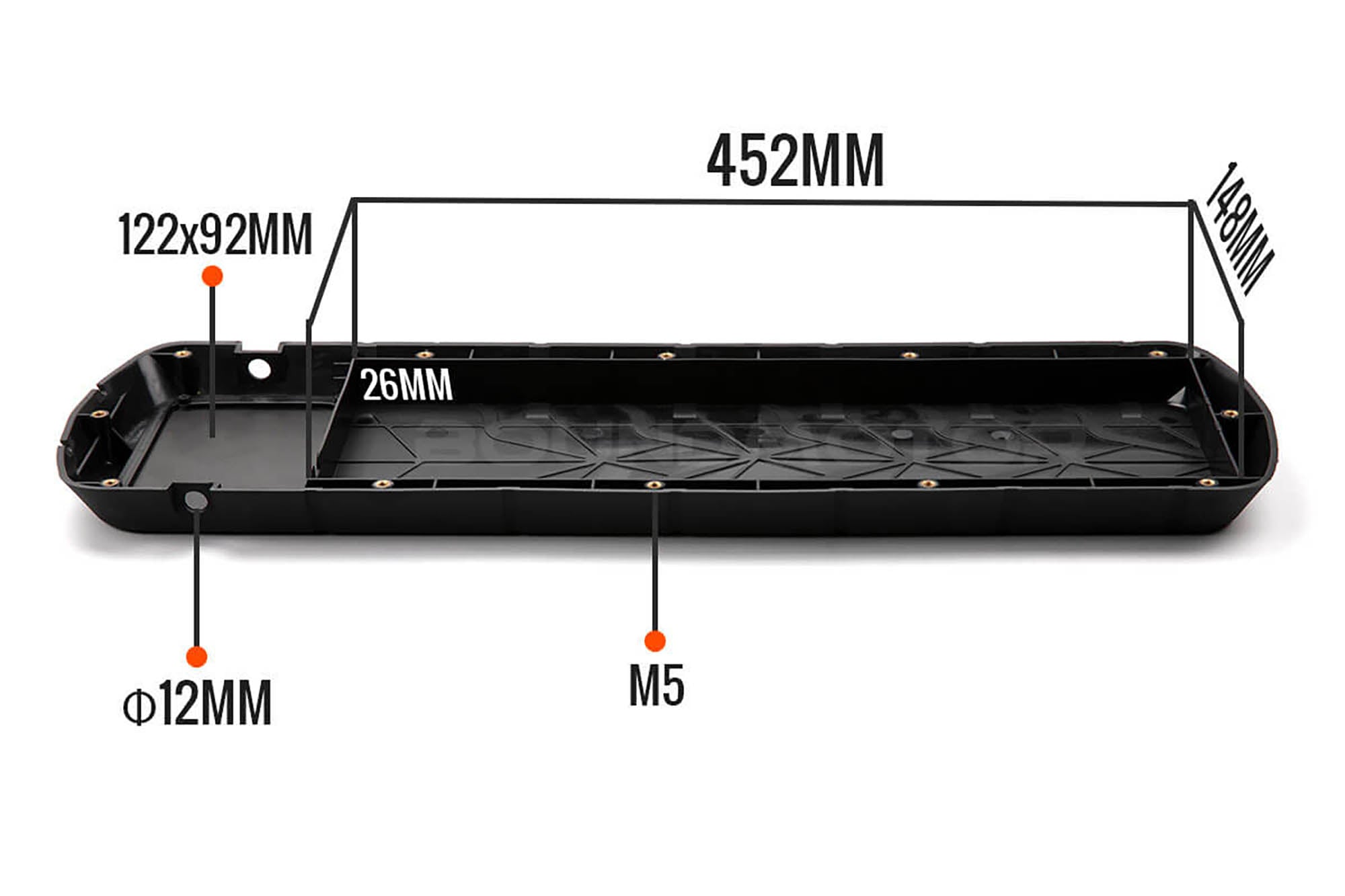 12S batterijbehuizing