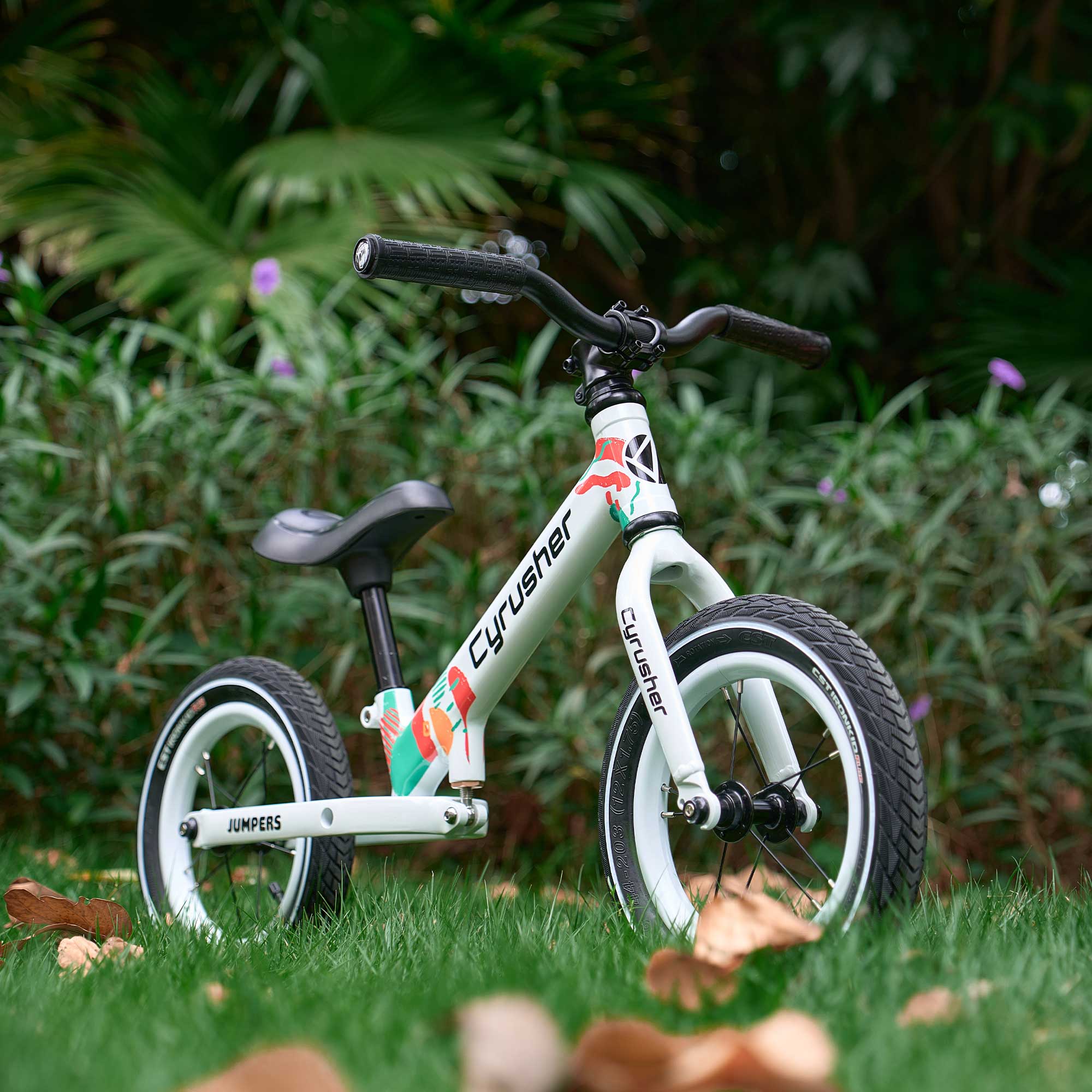 Jumpers I Lichtgewicht sportieve kinderloopfiets met verend frame