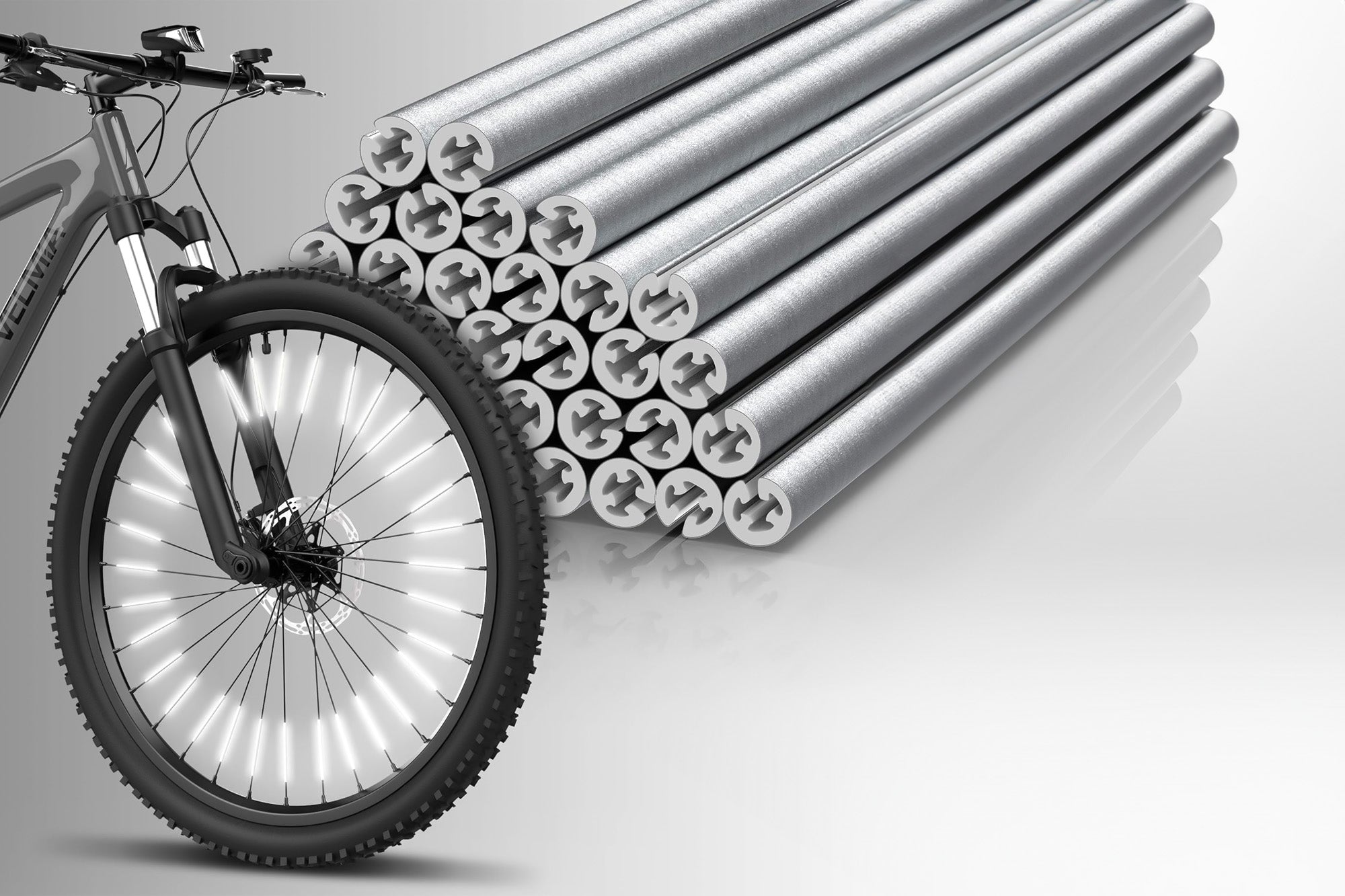 Odblaski 360° na szprychy rowerowe