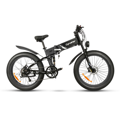 Cyrusher Bandit, Folding Ebike (Black)