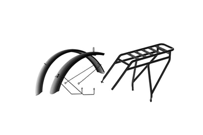 Fender- en achterdrager set voor Aura